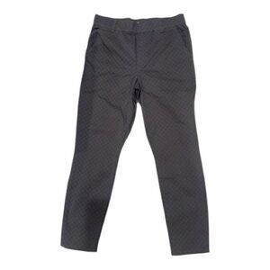 Juicy Couture Women's Black Diamond Pattern Straight Leg Pants | Size 12‎